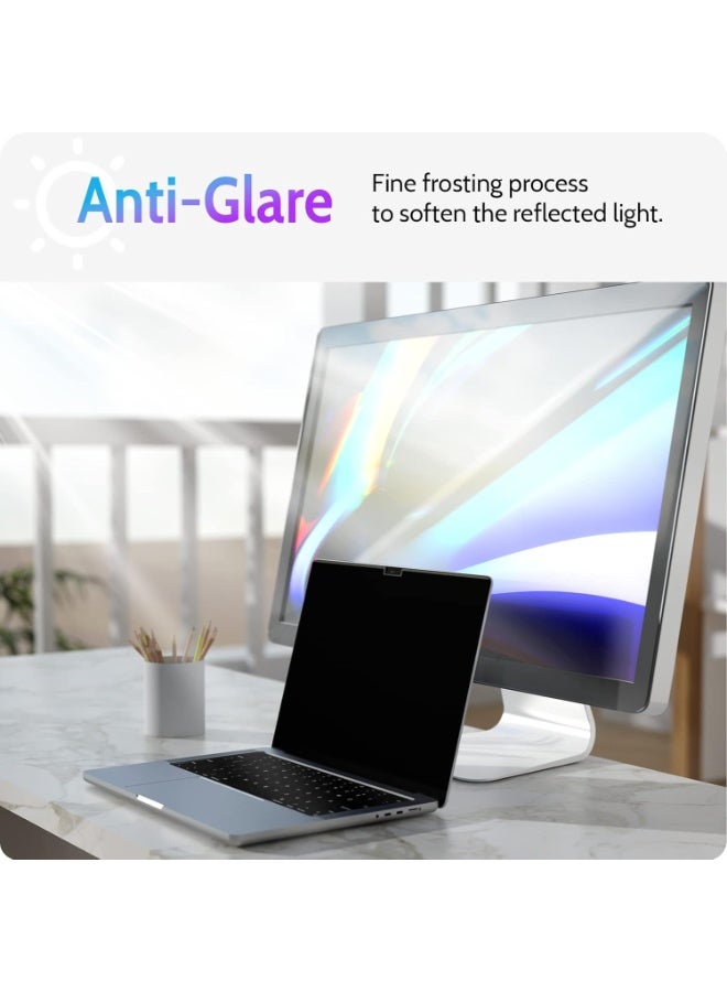 Magnetic Privacy Screen for MacBook Air 15 Inch (2023-2025, M2 M3 M4) - A2941 A3114 A3241, 15inch Removable Matte Anti Blue Light Glare Filter for Mac Air 15.3" - Image 4